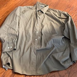 Van Heusen tan button down
